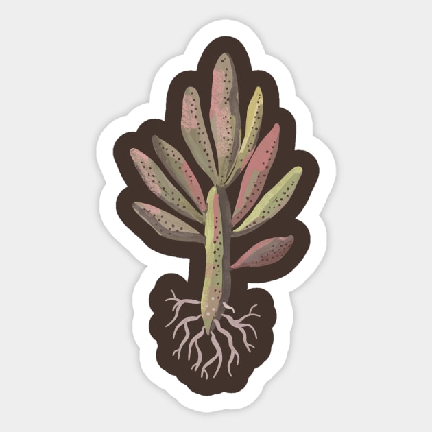 Succulent cutting Sticker by Rebelform